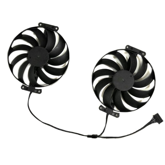 2Pcs/Set 95mm T129215SU,Video Card Fan,GPU Cooler,For DUAL-RTX3070-8G,DUAL-RTX3060TI-O8G,RTX3060-12G-GAMING