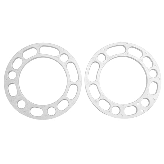 2Pcs /Set Aluminum Alloy Adjusting Shims 6Mm For Jimny Suv Wheel Spacers,2 * Wheel Gasket,Silver