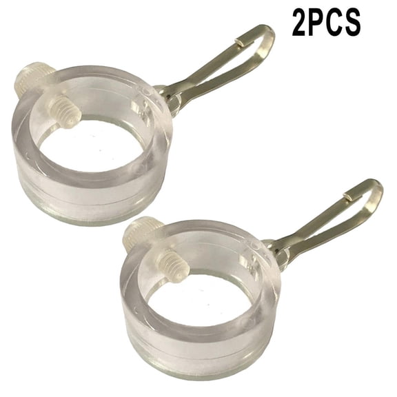 2Pcs/Set Anti-Wrap Flag Pole Mounting Rings Grommet Clip Attachments,For 1" (25mm)Diameter Flagpoles,Polycarbon Material