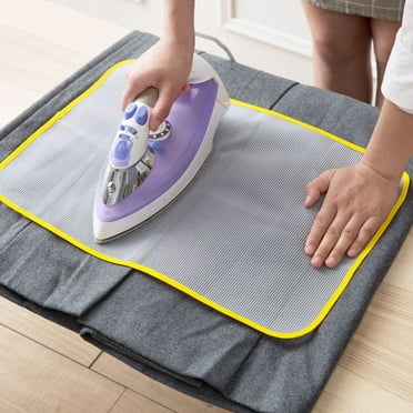 2Pcs/Set Ironing Cloth Reusable Heat Insulation Mesh Hole Ironing Sewing Protective Pad Cover for Clothes