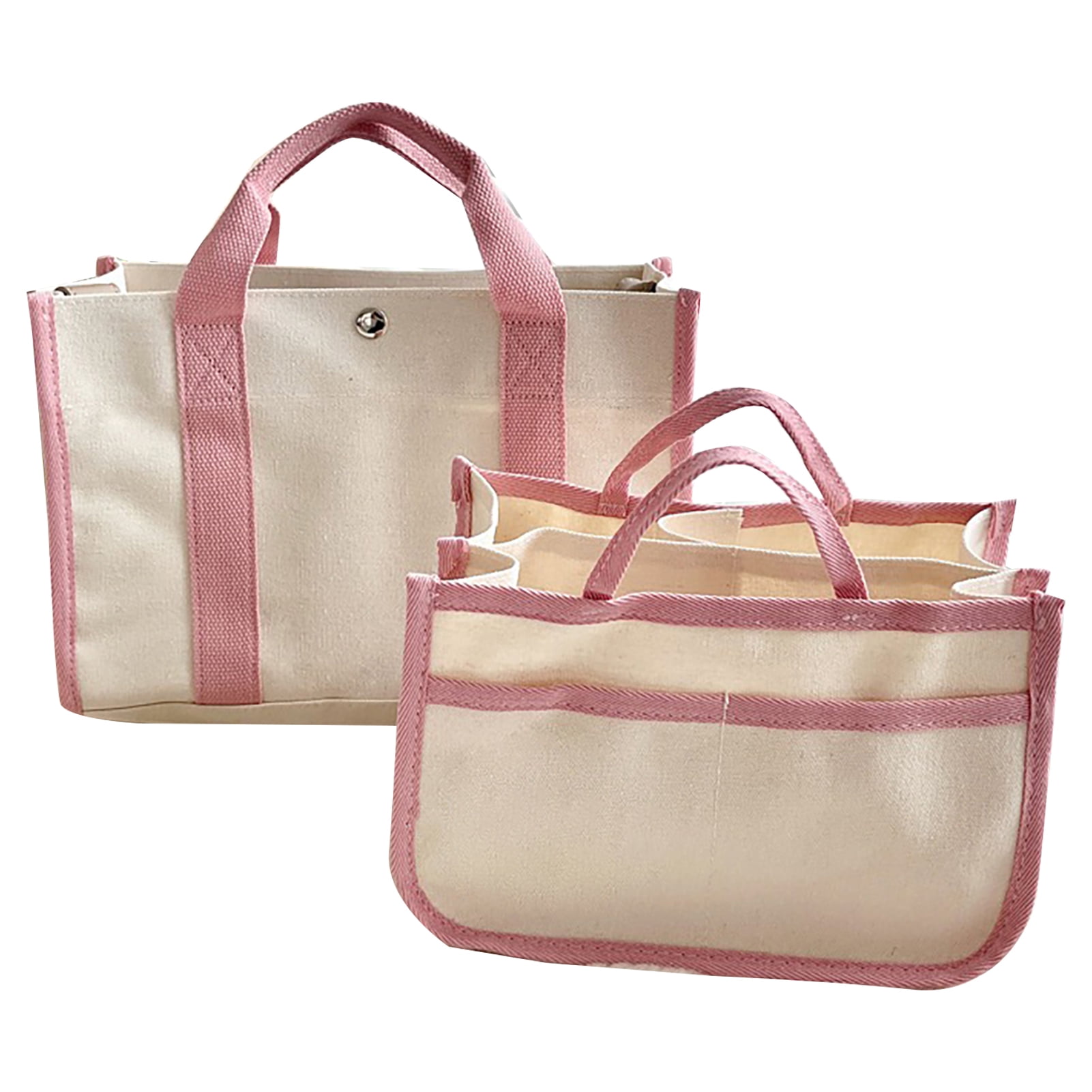 Classic Canvas Large Everyday Tote Bag – Pockets for Organization