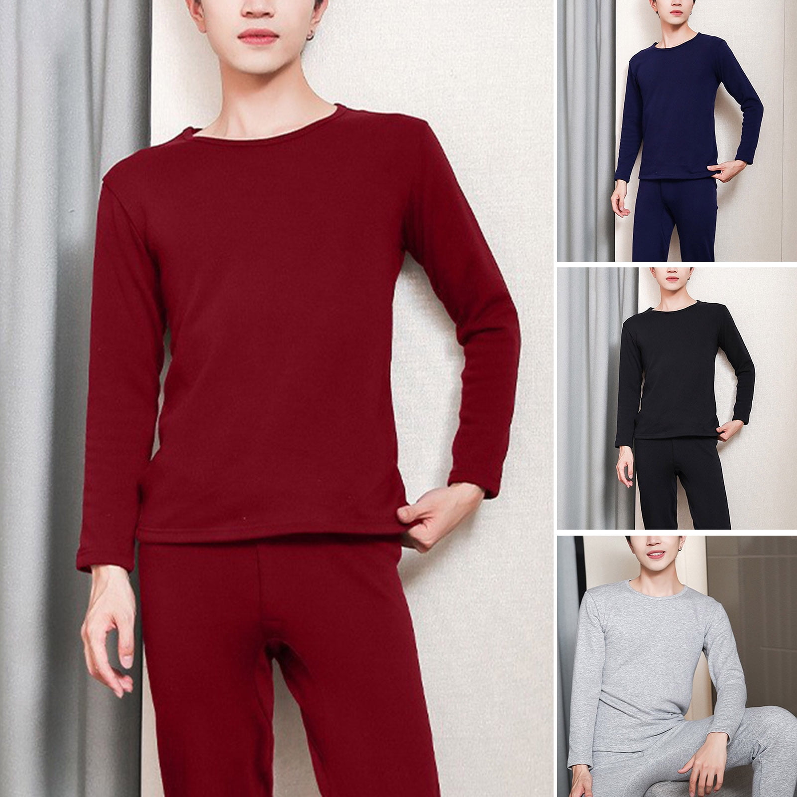 Women's Ultra Soft Thermal Underwear Long Johns Set Winter Warm Fleece  Lined Long Sleeve Base Layer Set 