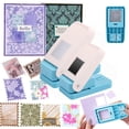 thumbnail image 1 of 2Pcs/Set Stamp Puncher 1.25x1.5inch &1x0.8inch Stamp Punch Rectangular Postage Stamp Punch |Stamp Hole Puncher| Lever Action Paper Punches for Scrapbooking Journaling Card Making, 1 of 7