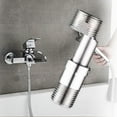 thumbnail image 1 of 2Pcs Shower Extension Arm under $5! Yannianjz Shower Arm, Extendable Shower Arm, Rotatable Shower Arm, Thermostatic Shower Kit, Shower Installation, Bathroom Fixture, Shower Pipe, Adjustable Arm, 1 of 9