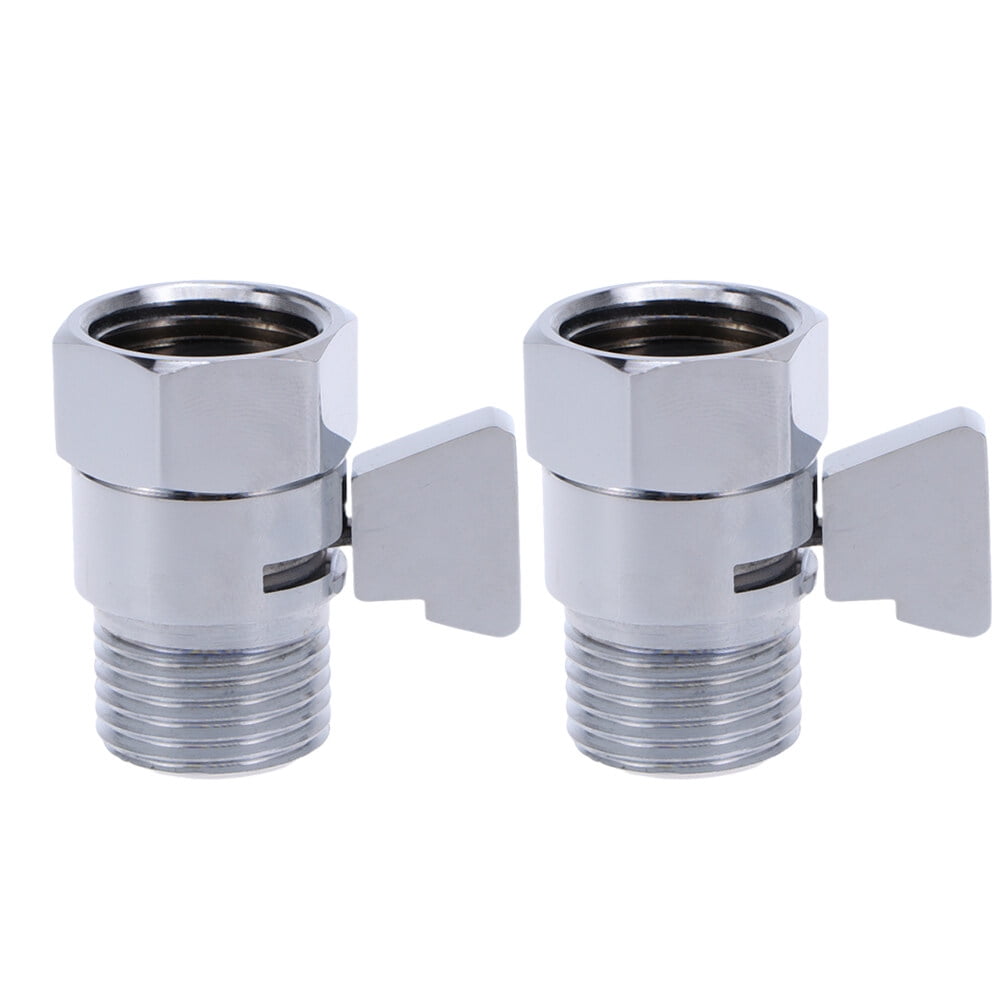 2Pcs Shower Head ShutOff Tadapter Handheld Shower Head Shunt Bath