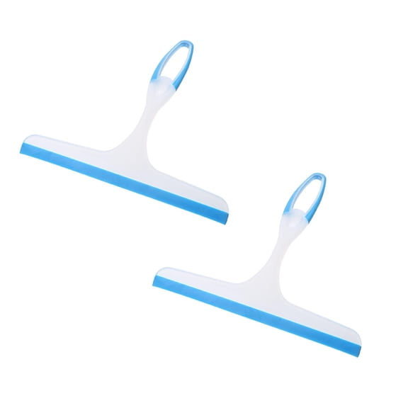 2Pcs Shower Squeegee For Glass Doors, Squeegee For Shower Glass,Small Squeegee For Shower Glass Door Mini Silicone Squeegee For Window Cleaner Tool Bathroom Squeegee For Car Window Cleaning