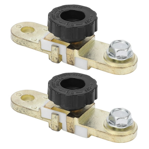 2Pcs Side Post Battery Disconnect Switch Power Cut Off Kill Isolator for Boat Car Truck RV