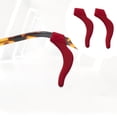 thumbnail image 1 of 2Pcs Silicone Anti-Slip Eyeglass Ear Hooks,Adults Sport Eyeglass Strap Holder,with Ear Hooks,Comfortable Anti-Slip Eyewear Accessories(Blood), 1 of 9