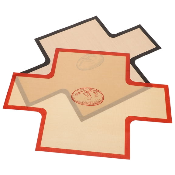 2Pcs Silicone Bread Loaf Pan Liners Nonstick Reusable Baking Mat for Oven Dutch Oven Sourdough