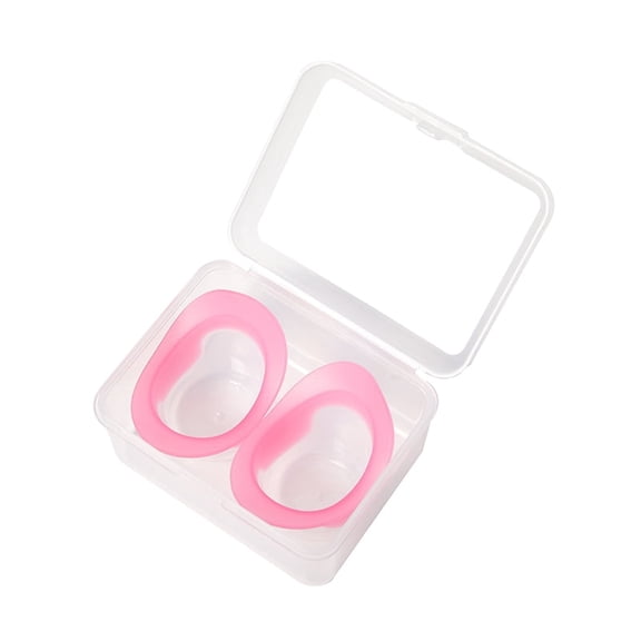 2Pcs Silicone Eye Wash Cup Resuable Eyewash Cup Soft Eye Bath Cup With Storage Box For Adult Children