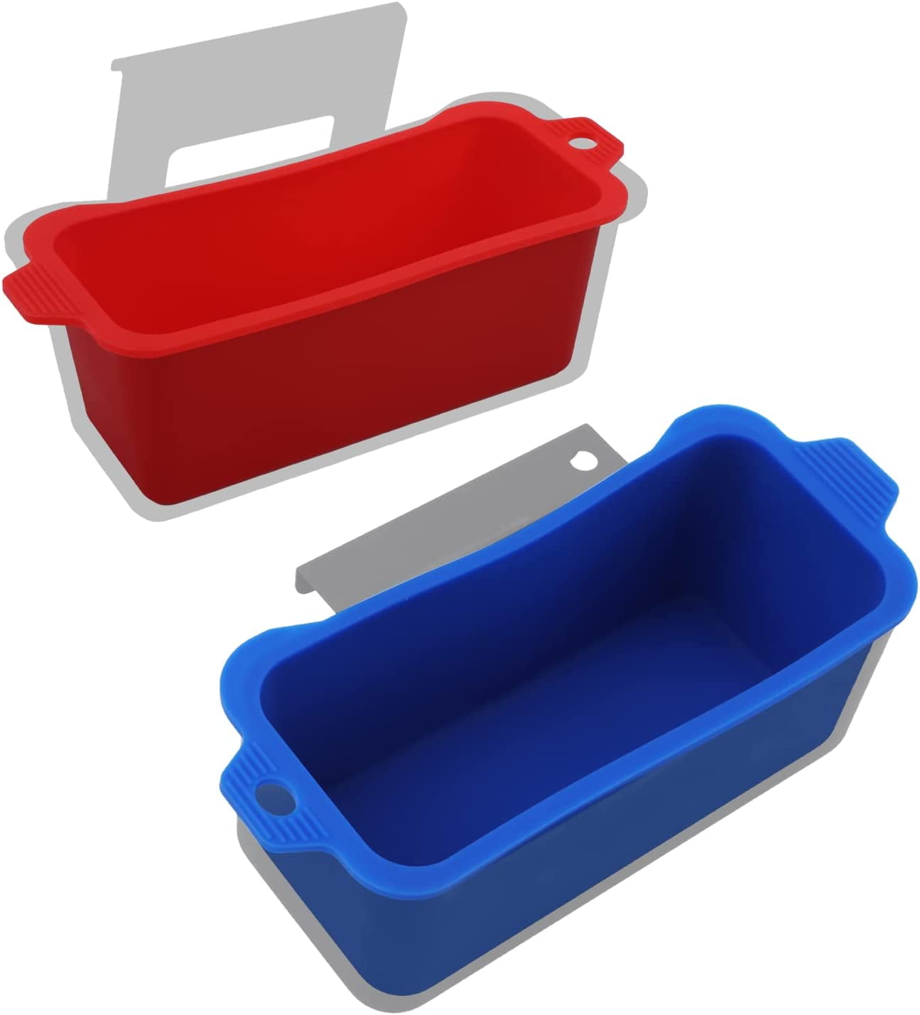 2Pcs Silicone Grease Cup Liners for Blackstone, GIXUSIL 8 X 3 X 3.7