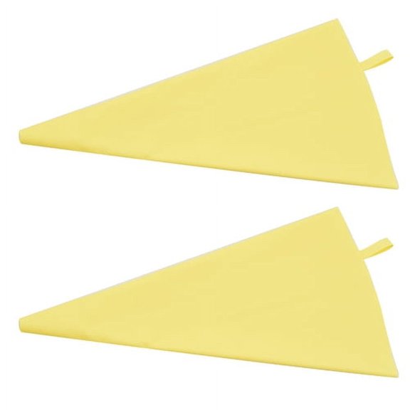 2Pcs Silicone Icing Piping Pastry Bags Smooth Interior Easy Squeeze Reusable Cream Bag Cupcake Decorating Baking Tools