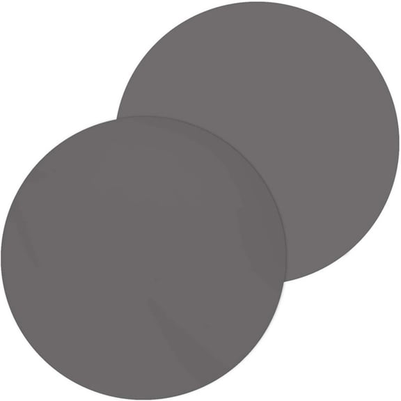 2Pcs Silicone Microwave Multi-Mat, 12" Non-Stick Heat Resistant Oven Mat Microwave Trivet Mat (Grey)