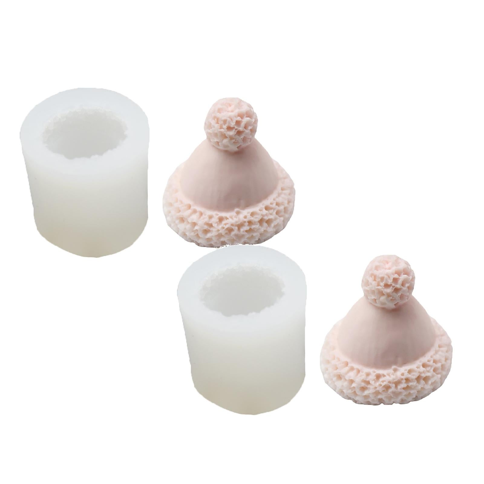 2Pcs Silicone Round Cake Pan Christmas Collection Fondant Cake Mould