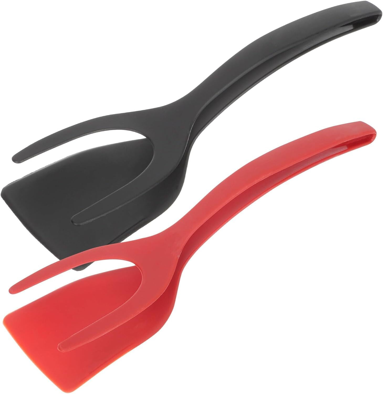 2Pcs Silicone Spatula Egg Flipper Spatula Cooking Turner Pancakes