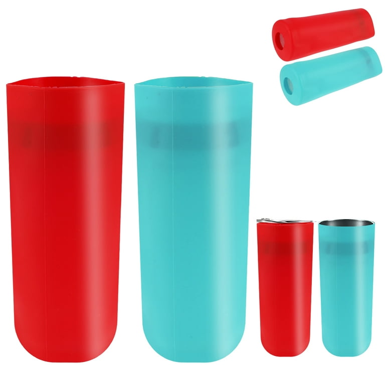 2Pcs Silicone Wraps Sublimation Tumblers Sleeve for 20oz Skinny Tumblers  Reusable Silicone Sublimation Sleeve for Full Wrap Tumbler Blank in  Convection Oven Tumblers Silicone Tumbler Wrap 
