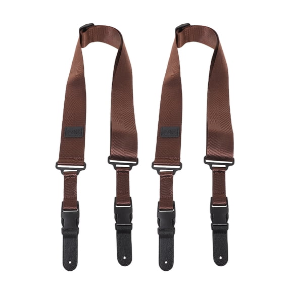 FONDOTIN 2-Pack Adjustable Guitar Shoulder Straps with Material and Stylish Decorative Patterns for