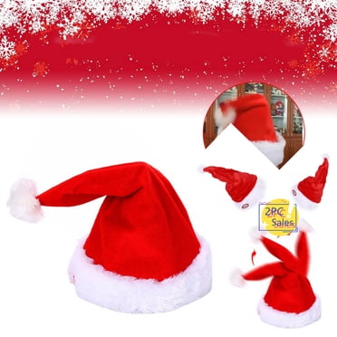 Interactive Plush Christmas Character Hat