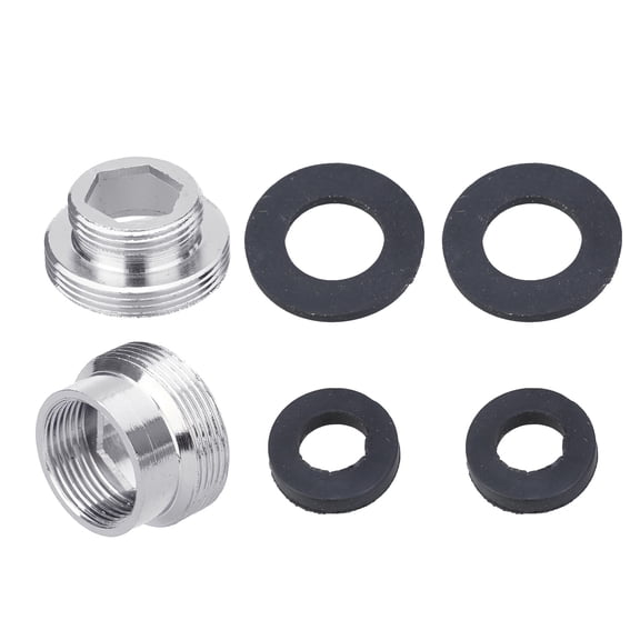 2Pcs Sink Faucet Adapter 22mm to 16mm Kitchen Tap Aerator Connector Water Hoses Adapter Tap Bushing Reducers Pipe Fitting
