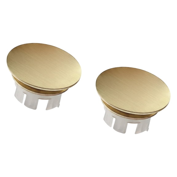 2Pcs Sink Overflow Rings Round Overflow Plug Bathroom Sink Accessories
