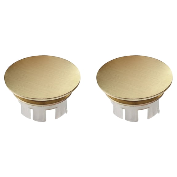 2Pcs Sink Overflow Seal Rings Replacement Wash Basin Round Overflow Plug