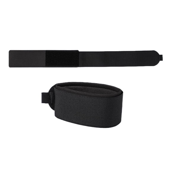 2Pcs Ski Carrier Wraps with Fastener Straps, Adjustable Protective Tapes for Snowboard Poles & Winter Sport Gear Storage