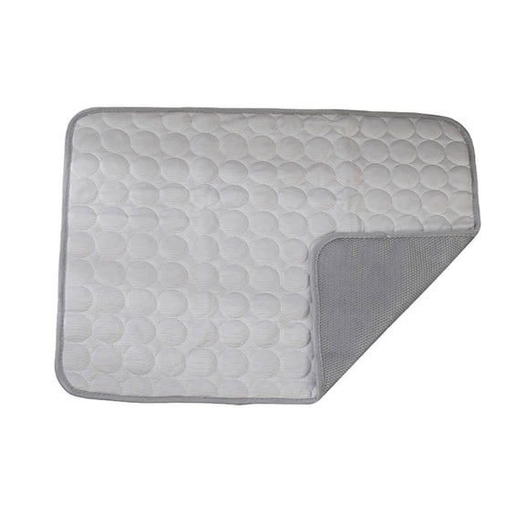 2Pcs Small Cooling Mat for Pets & Kids - Self-Cooling Pad with Water Absorption Technology | Portable, Washable & Safe for Dogs, Cats & Humans 15.7"