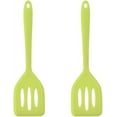 thumbnail image 1 of 2Pcs Small Silicone Turner High Heat Resistant Slotted Spatula for Fish, Eggs, Pancakes and More (8.2 IN), 1 of 6