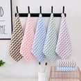 thumbnail image 1 of 2Pcs Small Square Towels Soft Water Absorption Non-Fading Hand Wipe Towels 30*30cm, 1 of 7