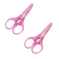 thumbnail image 1 of 2Pcs Small Stainless Steel Sharp Scissors Fine Detail Craft Scissors Metal Paper Cutting Scissors Mini Sewing Scissors Straight Fine Tip Scissors With Protective Cover Black, 1 of 5