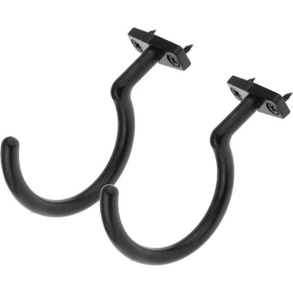 2Pcs Snooker Billiard Table Board Cue Hook Bridge Rod Pool Table Rack with 2 Screws Strong Snooker Pool Cue Racks for Indoor Snooker Table