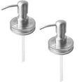 thumbnail image 1 of 2Pcs Soap Dispenser Lid,Stainless Steel Hand Soap Pump For Lotion Liquid,Dish Soap,Replaceable Rustic Kitchen Farmhouse Decor Accessories Sets (2 Packs/ 480Ml) Mason Jar Soap Dispenser Pump, 1 of 6