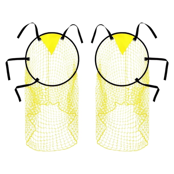 2Pcs Soccer Shoot Targets Goal Pocket Training Auxiliary Net Light Weight Folding Football Training Net Practice Targets