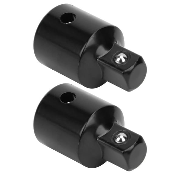 2Pcs Socket Adapter Ratchet Wrench Converter High Carbon Steel 1/2 to 3/8 Conversion Tool