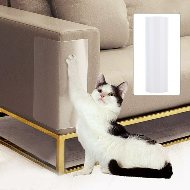 2Pcs Sofa Protectors Anti Cat Scratch SelfAdhesive Couch Guards for