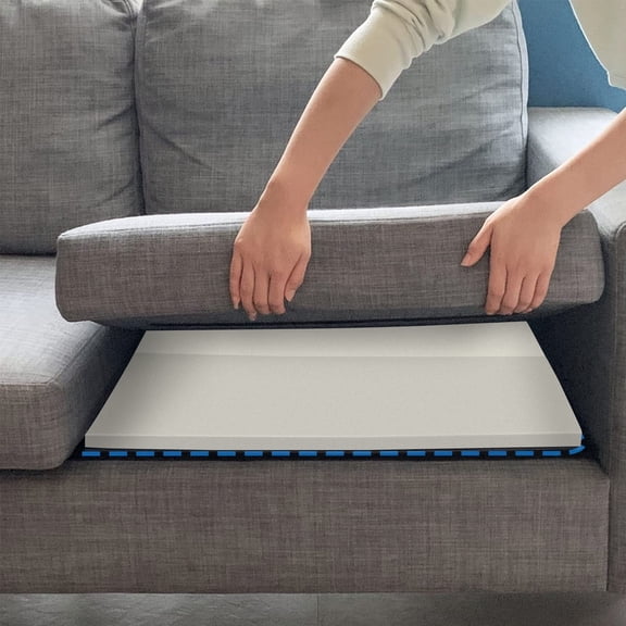 2Pcs Sofa Seat Support High Density Foam Couch Under Cushion Support Soft Trapezoidal Sofa Cushion Sag Repair 50 cm for Home Couch