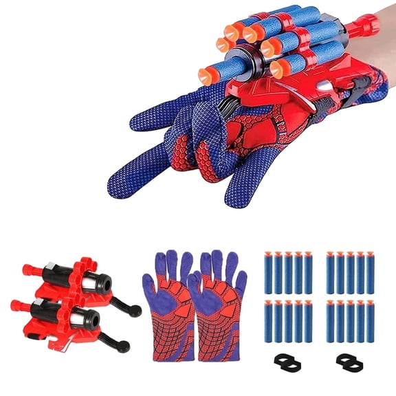 2Pcs Soft Missile Launcher Set for Kids,Hero Role-Play Toy,DIY Roleplay & Outdoor Fun - Adjustable Strap, Durable Design, Safe for Kids& Adults