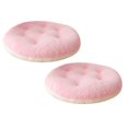 thumbnail image 1 of 2Pcs Soft Round Sheepskin Chair Pad Thickened Cushion For Bedroom Windowsill Stool Enhanced Comfort Cushion, 1 of 5