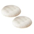 thumbnail image 1 of 2Pcs Soft Round Sheepskin Chair Pad Thickened Cushion For Bedroom Windowsill Stool Enhanced Comfort Cushion, 1 of 5