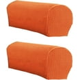 thumbnail image 1 of 2Pcs Soft Stretch Plush Armrest Covers, Stretch Armrest Covers for Chairs/Sofas, Couch Arm Covers, Furniture Protector Armchair Slipcovers for Recliner, 1 of 7