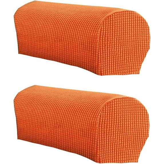 2Pcs Soft Stretch Plush Armrest Covers, Stretch Armrest Covers for Chairs/Sofas, Couch Arm Covers, Furniture Protector Armchair Slipcovers for Recliner
