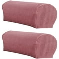 thumbnail image 1 of 2Pcs Soft Stretch Plush Armrest Covers, Stretch Armrest Covers for Chairs/Sofas, Couch Arm Covers, Furniture Protector Armchair Slipcovers for Recliner, 1 of 7