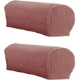 thumbnail image 1 of 2Pcs Soft Stretch Plush Armrest Covers, Stretch Armrest Covers for Chairs/Sofas, Couch Arm Covers, Furniture Protector Armchair Slipcovers for Recliner, 1 of 7