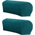 thumbnail image 1 of 2Pcs Soft Stretch Plush Armrest Covers, Stretch Armrest Covers for Chairs/Sofas, Couch Arm Covers, Furniture Protector Armchair Slipcovers for Recliner, 1 of 7