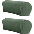 thumbnail image 1 of 2Pcs Soft Stretch Plush Armrest Covers, Stretch Armrest Covers for Chairs/Sofas, Couch Arm Covers, Furniture Protector Armchair Slipcovers for Recliner, 1 of 7