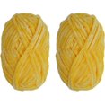 thumbnail image 1 of 2Pcs Soft Velvet Chenille Blanket Yarn for Crocheting and Knitting Crochet Amigurumi Yarn Super Bulky, 1 of 5