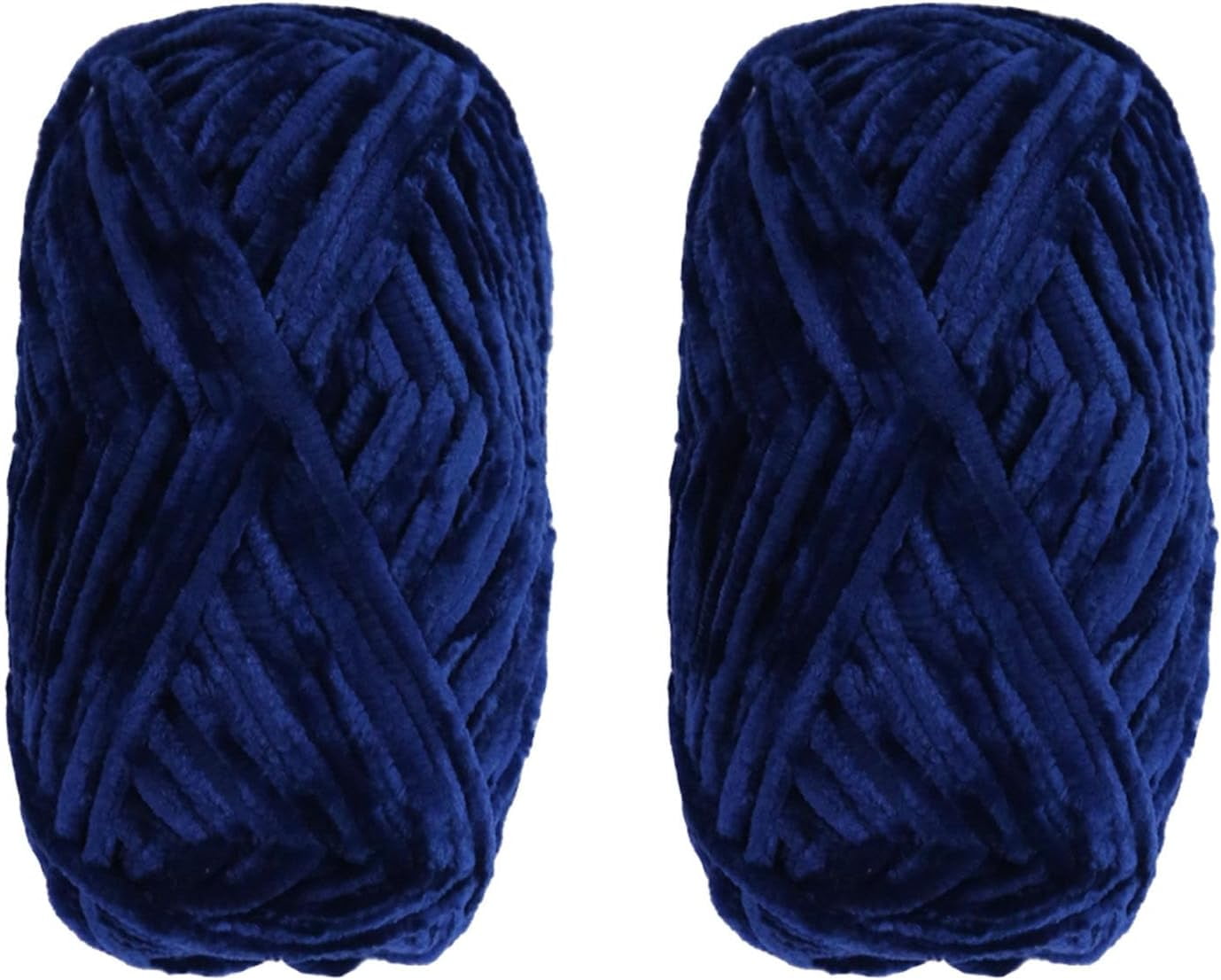 2Pcs Soft Velvet Chenille Blanket Yarn for Crocheting and Knitting Crochet Amigurumi Yarn Super Bulky Walmart