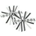 thumbnail image 1 of 2Pcs Softball Ribbon Hair Bands Ponytail Holder for Girls Sports and Casual Wear, 1 of 6