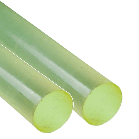 2Pcs Solid Polyurethane Round Bar Diameter High Elastic Rubber PU Construction Machinery Shock Absorbing Rod Sticks,2Pcs * Solid Polyurethane Round Bar,As Shown