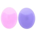 thumbnail image 1 of 2Pcs Spa Silicone Beauty Wash Pad Skin Scrub Cleaning Pad Wash Face Exfoliating Brush Cleanser Tool, 1 of 8